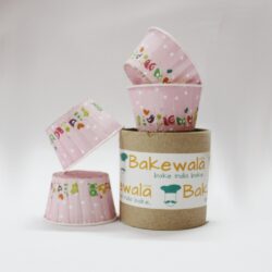 Muffin Paper Cups - Curl Edge - Baby Love - 13cm