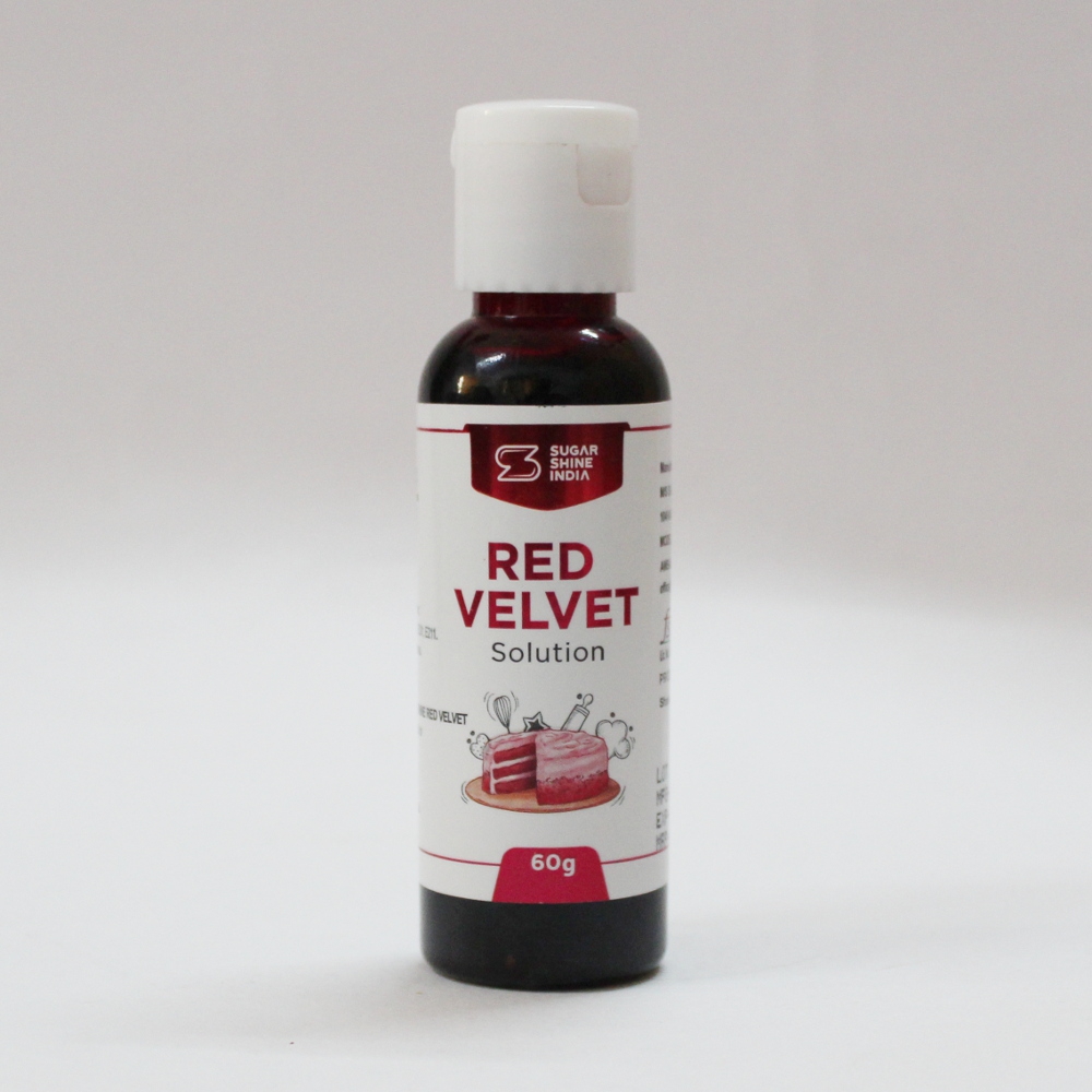 Red Velvet Cake Solution for Natural Color and Aroma - Sugar Shine India  (200 Gram) : : Grocery & Gourmet Foods