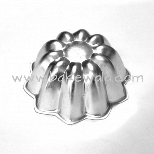 Aluminium Cake Tin Mold - Sunflower Shape - Dia - 4.7" - Small Mould