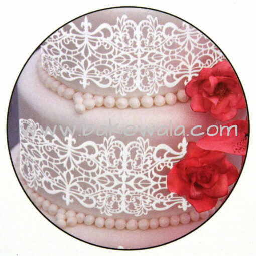 Silicone Mat for Sugar Laces - Ornate