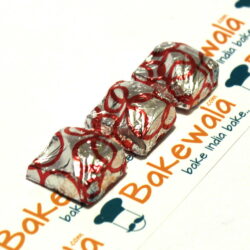 Chocolate Foil Wrapper - Hoop Pattern - Red - 300 pcs