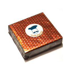 Chocolate Foil Wrapper - Dotted - Orange - 300 pcs