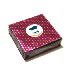 Chocolate Foil Wrapper - Dotted - Pink - 300 pcs