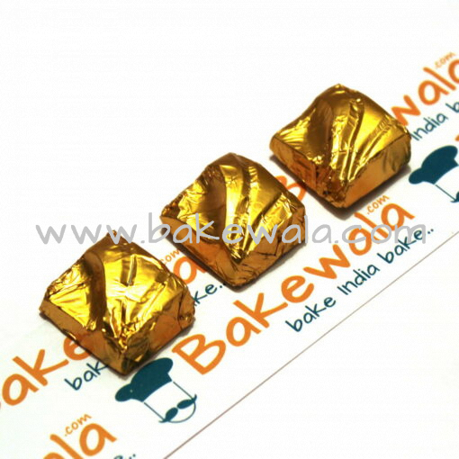 Chocolate Foil Wrapper - Plain - Gold - 300 pcs