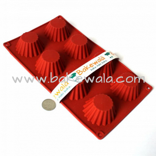 Silicon Mould - Tart Mould - 8 cups tray