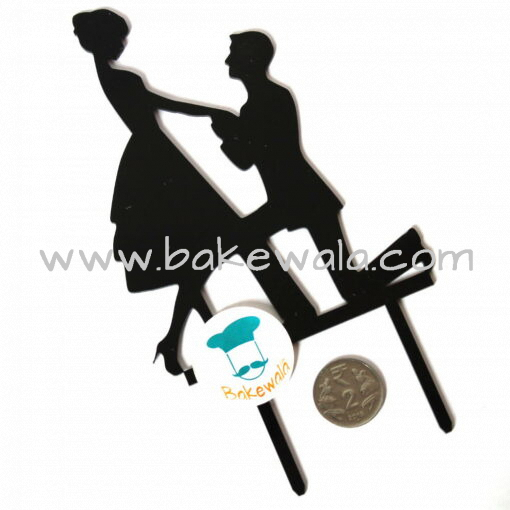 Acrylic Cake Topper or Silhouette - The Proposal