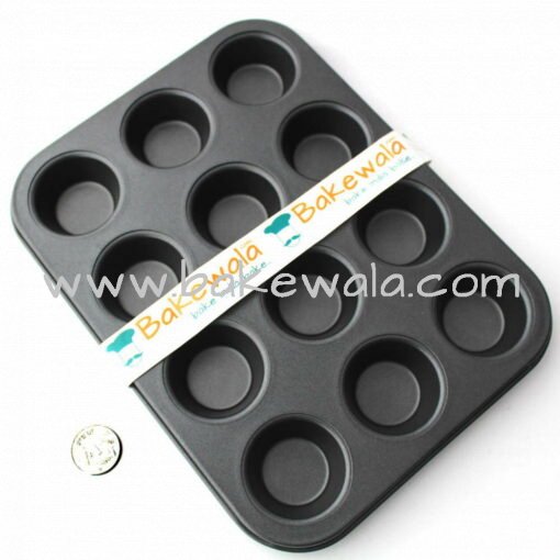 Non-stick Mini Muffin or Cupcake Tray - 12 cups