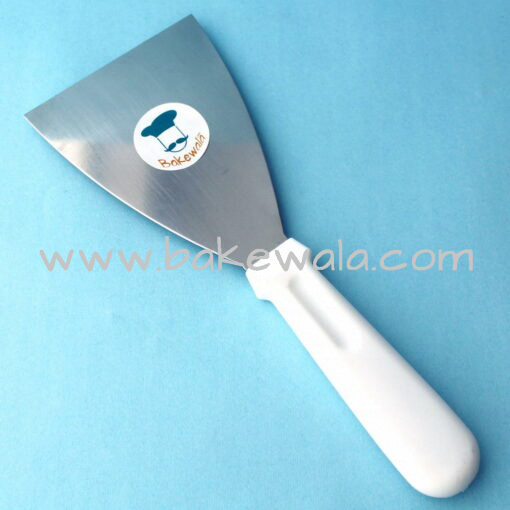 Pizza Spatula or Cake Lifter or Cookie Spatula or Pie Shovel - White Handle - 10"