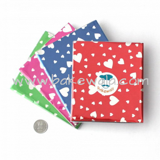 Chocolate Wrapper - Heart Pattern - 250 pcs