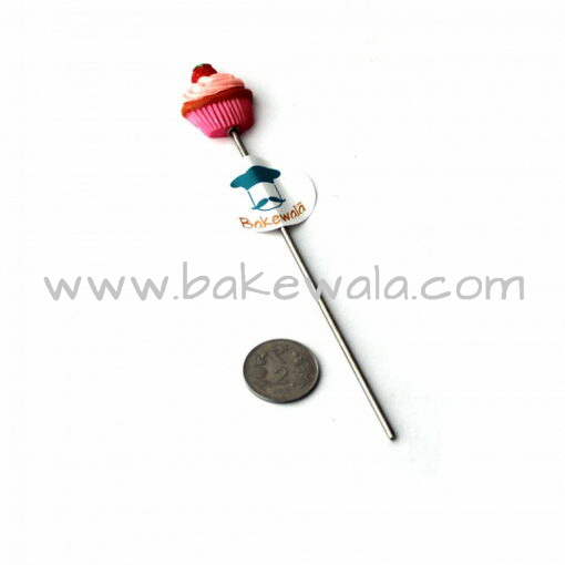 Cake Tester - Cupcake - Strawberry Frosting - 1 pc