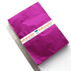 Chocolate Foil Wrapper - Large Size - Plain - Dark Pink - 300 pcs