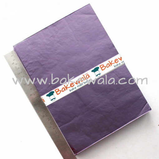 Chocolate Foil Wrapper - Large Size - Plain - Mauve - 300 pcs