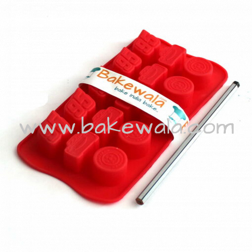 Silicone Chocolate Mould - Cars and 95 Shapes