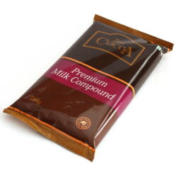 2m Cocoa Premium Milk Compound Slab  - 500 g