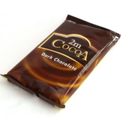 2m Cocoa Dark Chocolate Slab 55 percent - 500g