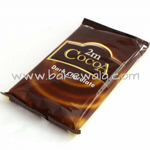 2m Cocoa Dark Chocolate Slab 55 percent - 500g