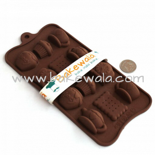 Silicon Chocolate Mould - Tea Time