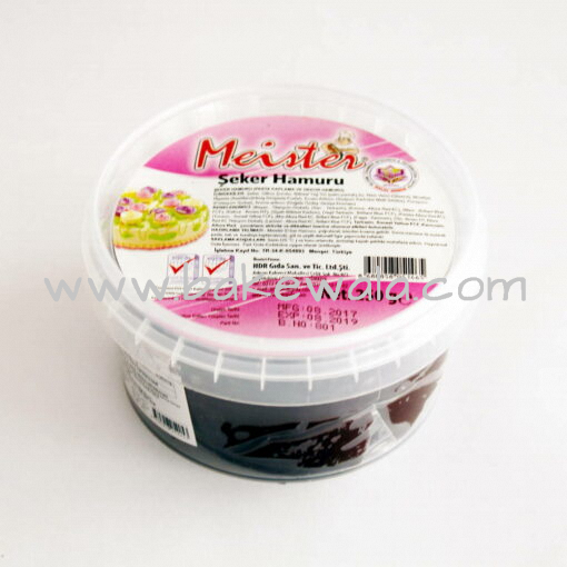 Meister Sugar Paste or Fondant-Brown-250g