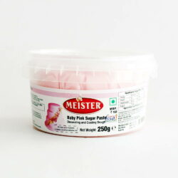 Meister Sugar Paste or Fondant-Baby Pink-250g