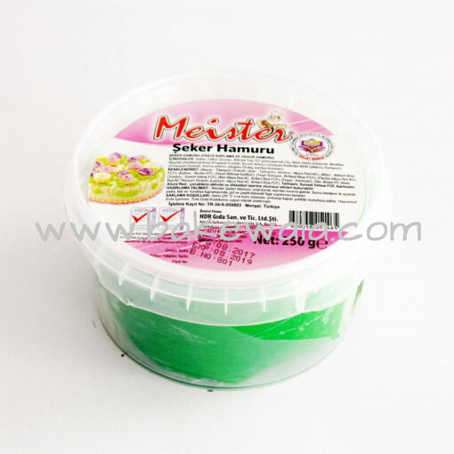 Meister Sugar Paste or Fondant-Green-250g