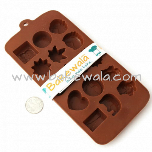 Silicone Chocolate Mould - Quirky Shapes