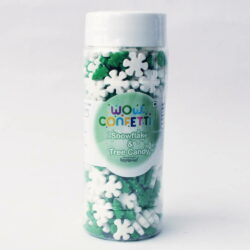 Glint Wow Confetti Snowflake and Tree Candy  -125g