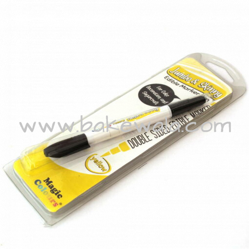 Magic Colours - Double Sided Edible Marker Pen - Yellow