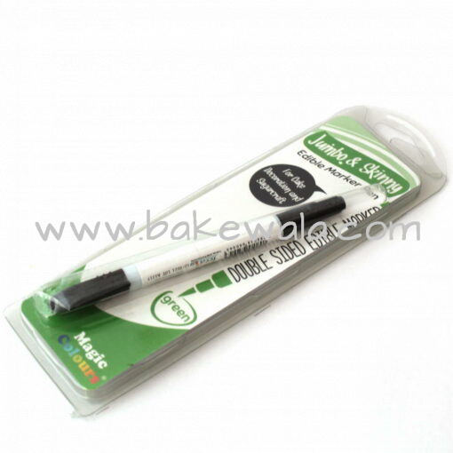 Magic Colours - Double Sided Edible Marker Pen - Green