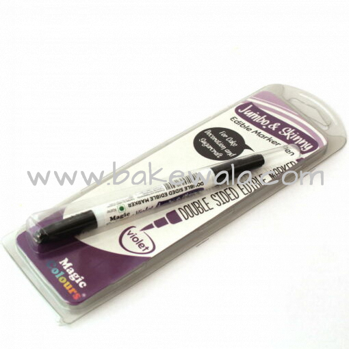 Magic Colours - Double Sided Edible Marker Pen - Violet