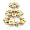 Vintage Lace Cupcake Tower Stand - 3 Tier