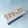 Chocolate Box - Macaron 6 Cavities - White - set of 10