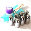 Balloon Tip Russian Nozzles - 7 Nozzles and 1 silicone Bag set