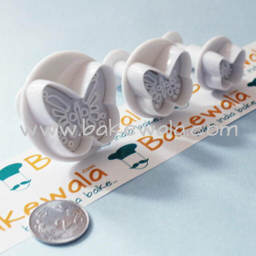 Plunger Cutter - Butterfly - Set of 3