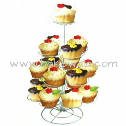 Metal Cupcake Stand - 4 Tier - 19 cupcake holder