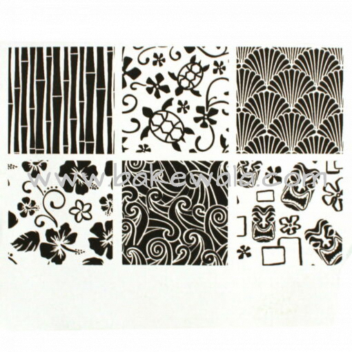 Texture Sheet - Hawaiian - Set of 6