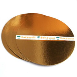 Cake Base Gold - Round - 7.75 inches - Set of 5
