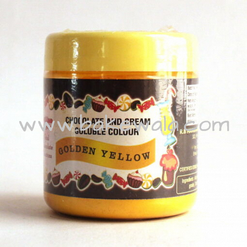 Mangharam - Chocolate and  Cream Soluble Colour - Golden Yellow 25g