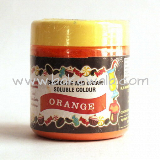 Mangharam - Chocolate and  Cream Soluble Colour -  Orange 25g