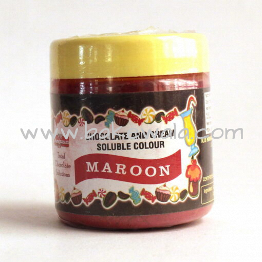 Mangharam - Chocolate and  Cream Soluble Colour -  Maroon 25 g