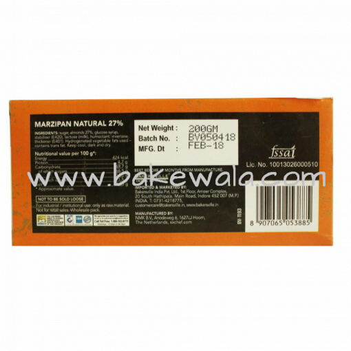 Marzipan Natural - Pate D'amande - 200g