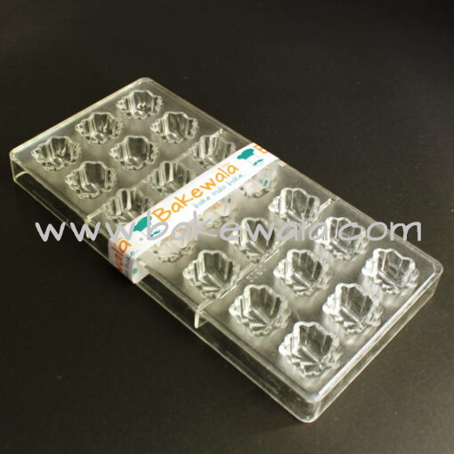 Polycarbonate Chocolate Mould - Design SD2150 - Maple leaf