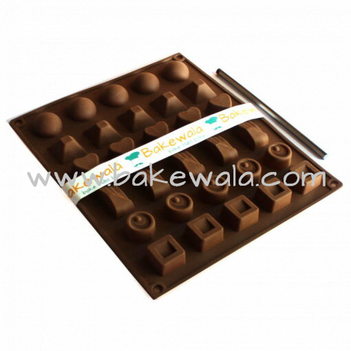 Silicone Chocolate Mould - Truffles and Shapes