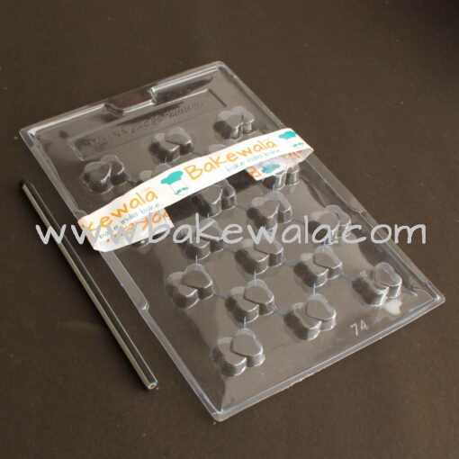 PVC Chocolate Mould - Type 074 - Set of 5 trays