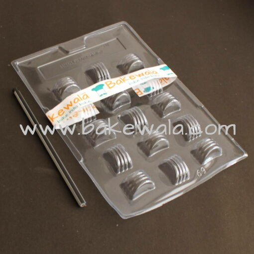 PVC Chocolate Mould - Type 069 - Set of 5 trays