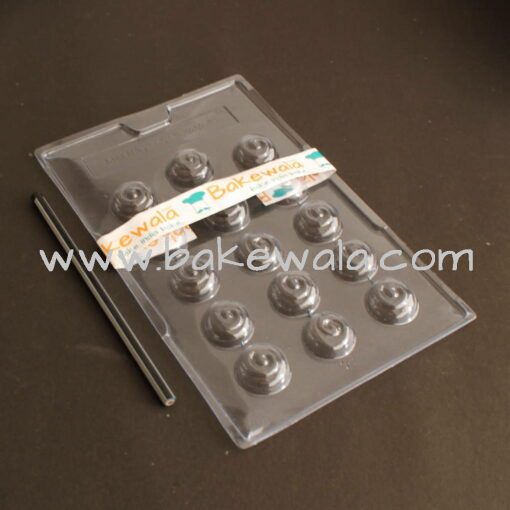 PVC Chocolate Mould - Type 038 - Set of 5 trays