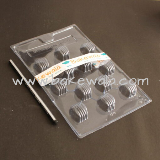 PVC Chocolate Mould - Type 084 - Set of 5 trays