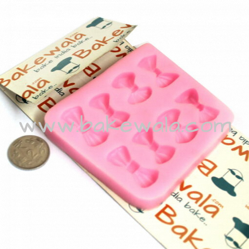 Silicone Fondant Mould - Bow Shapes