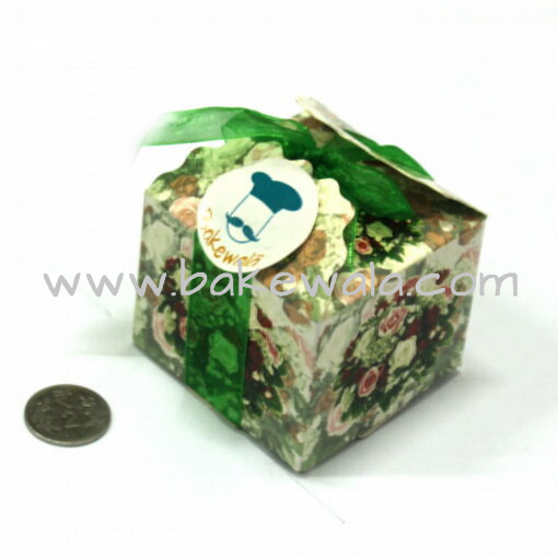 Chocolate Box - Vintage - Green - Set of 10 pcs