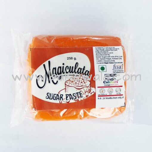 Magiculata - Fondant or Sugar Paste - Orangino - 250g