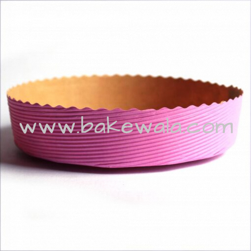 Paper Baking Mould - Pastel Pink - Round Cake Pan - 6 Inch dia -600pcs